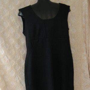 Lori M Collection Women's Classic Black Sleeveless Mini Dress ~ Large